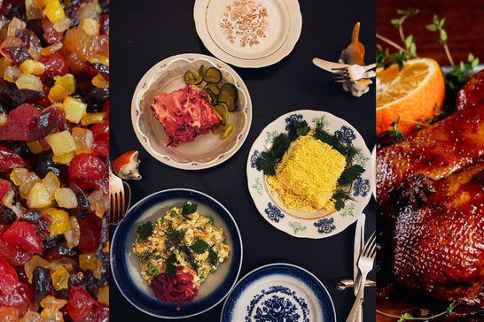 🥘 Штруделі, олів’є, салат із хурмою і глінтвейн. Де в Сумах замовити їжу на Різдво й Новий рік