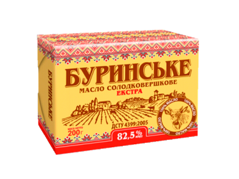 Масло Буринського молокозаводу Масло Буринського молокозаводу
