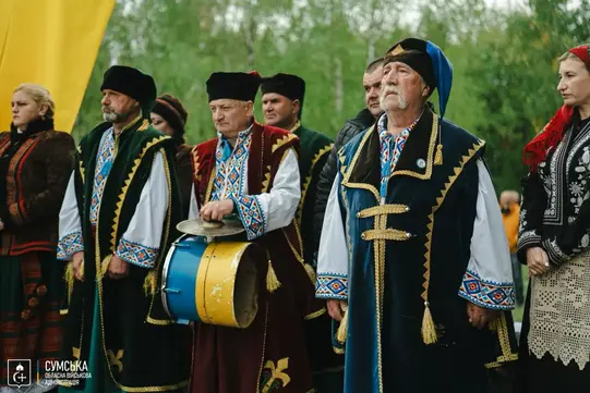 yarmarok veteraniv sumshchina козацький хор на ярмарку ветеранських бізнесів Сумщини