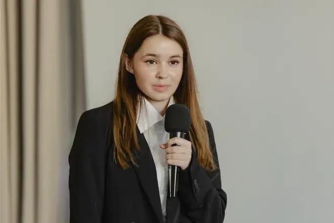 Анна Корнієнко презентує свій проєкт