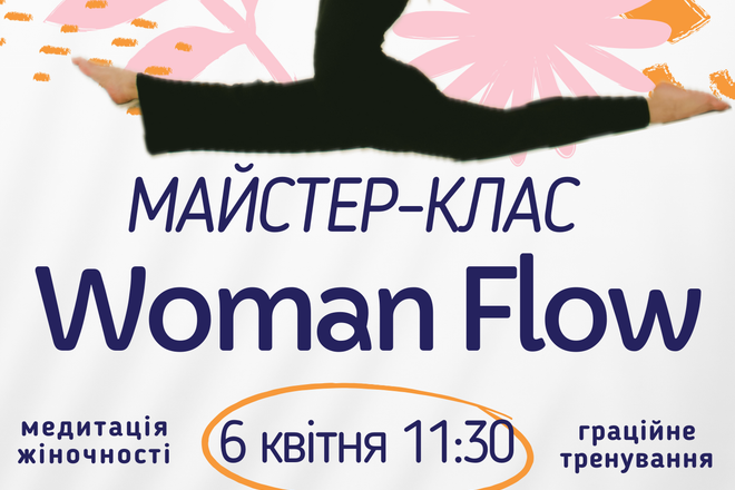 Orange and Pink Organic Illustrative Pilates Flyer d4919ec0564ff02a9cf5f4ee7b34961a