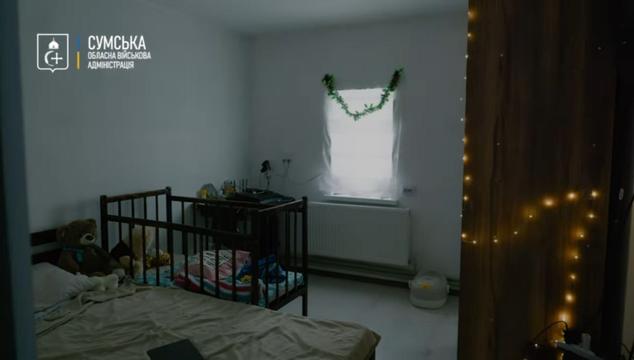 всередині будинку для ВПО на Сумщині
