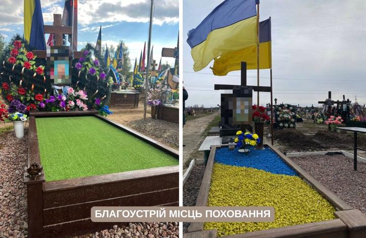 Могили загиблих військових у Сумах