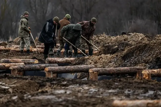 Будівництво фортифікацій на Сумщині