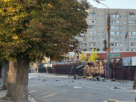 Удар по центру Сум