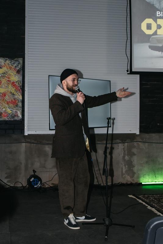 Павло Ігнатченко на презентації Візії розвитку молоді Охтирки