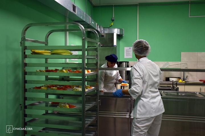 Харчоблок в одній зі шкіл Сумщини