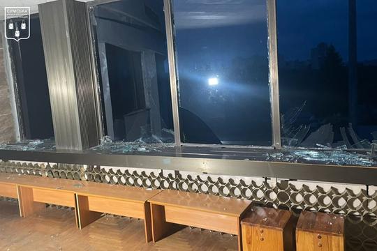 palac ditey ta unactva ataka Роздягальня у палаці дітей та юнацтва після обстрілу