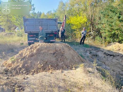 видобуток піску у Роменському районі