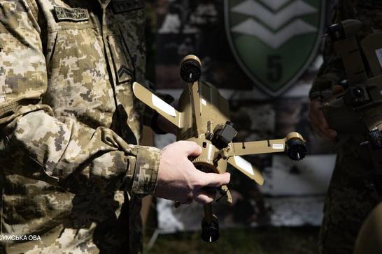 Дрон-перехоплювач для військових на Сумщині