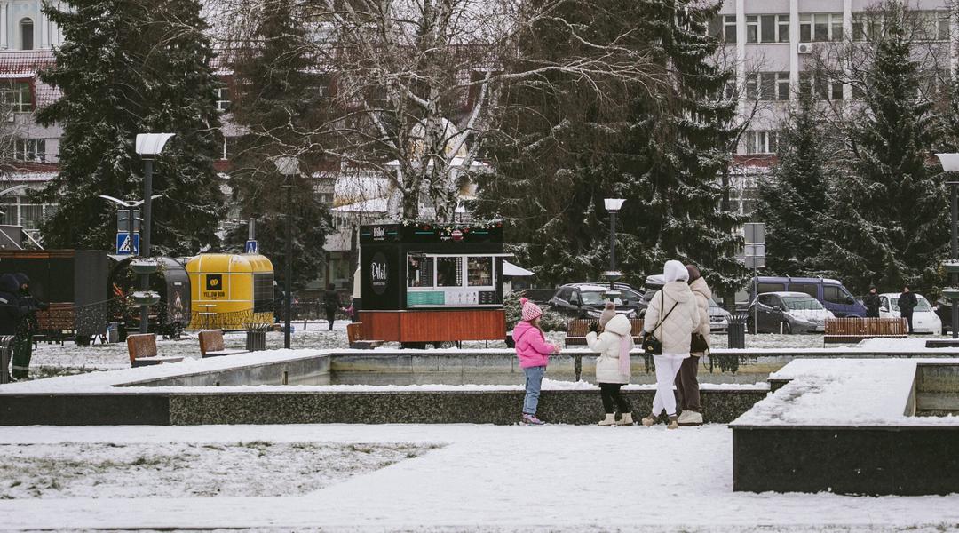 sumy vzymku Суми взимку