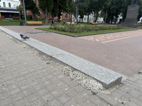 Сходи у сквері Шевченка